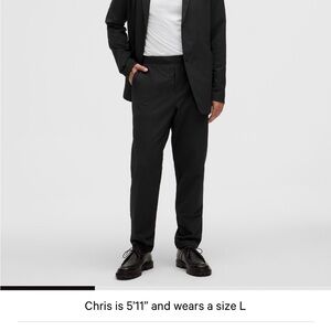 Lululemon New Venture Trouser Classic Tapered Fit M, Navy